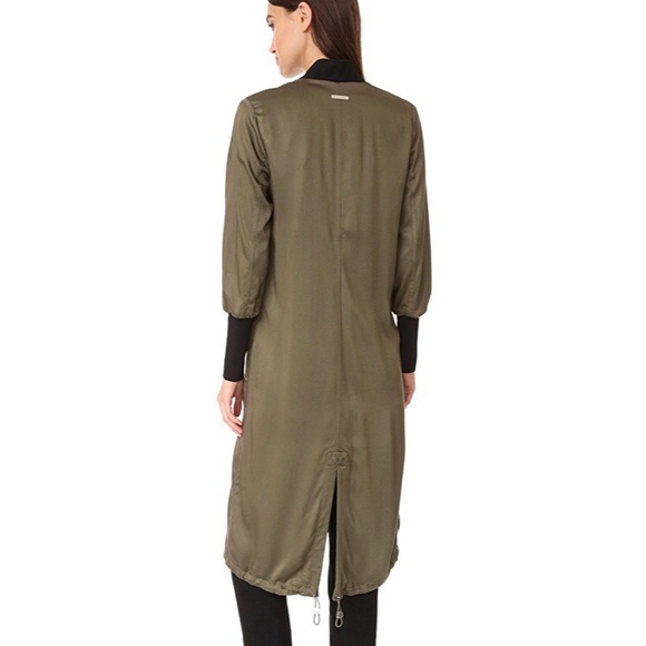 Soia and Kyo Long Bomber Jacket - Picture 2 of 4